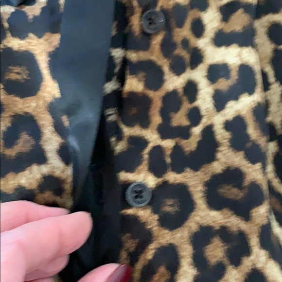 MICHAEL KORS Leopard Print Long Slv Blouse - Picture 5 of 5